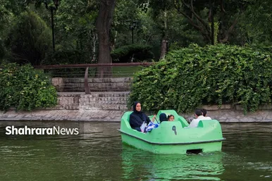 عکس‌هایی از دریاچه مصنوعی پارک ملت مشهد