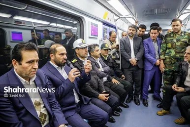 آغاز عملیات تست نهایی مسیر و ایستگاه‌های فاز یک خط سه مترو مشهد