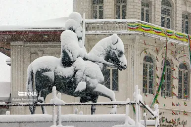 ایران زیباست | بارش برف در رشت
