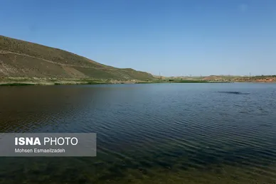 عکس‌هایی از دریاچه بزنگان در خراسان رضوی