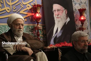 گزارش تصویری | اجتماع مهاجران افغانستانی ساکن مشهد در سوگ قائد امت