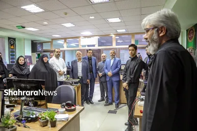 بازدید جمعی از مسئولین شهری مشهدمقدس از موسسه فرهنگی شهرآرا (۲) (۱۶ مرداد ۱۴۰۳)