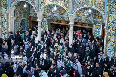 تحویل سال ۱۴۰۳ در حرم حضرت معصومه (س)