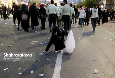 گزارش تصویری | خدمات دستگاه‌های اجرایی در مراسم تشیبع رهبر شهید
