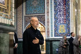 لاریجانی به زیارت حرم مطهر امام رضا (ع) رفت+ عکس (۲۵ مهر ۱۴۰۴)