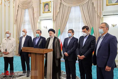دیدار صمیمانه رئیس جمهور منتخب با کاندیداهای انتخابات ۱۴۰۰