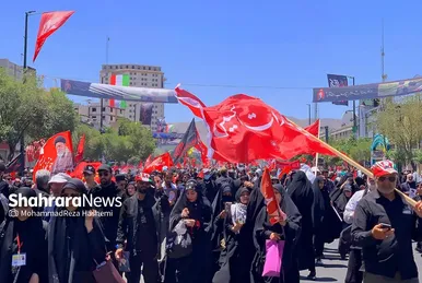 گزارش تصویری | چند قطره دریای سیل خروشان مردم در مراسم تشییع پیکر رهبر شهید