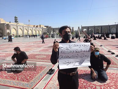 تشییع پیکر علامه محمدرضا حکیمی در مشهد