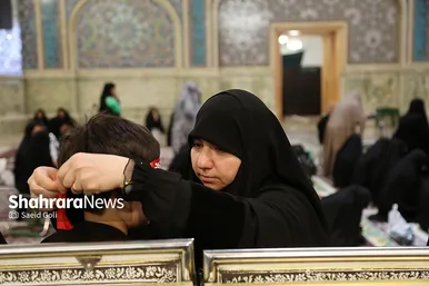 گزارش تصویری | اجتماع نوجوانان عاشورایی در سیزدهمین سوگواره «احلی من العسل» در حرم امام‌رضا(ع)
