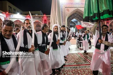 عزاداری هیئت‌های استان کرمان در حرم مطهر امام‌رضا(ع)