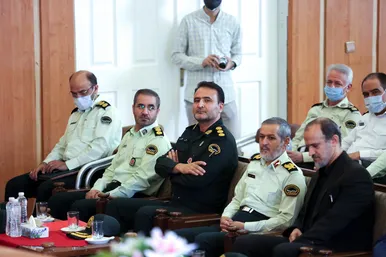  مراسم تودیع ومعارفه فرمانده انتظامی مشهدمقدس 