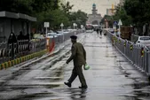 ویدئو | بارش باران بهاری در مشهد مقدس