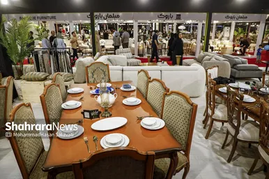 گزارش تصویری | نمایشگاه بین‌المللی مبلمان، لوستر و دکوراسیون داخلی در مشهد