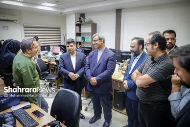 بازدید استاندار خراسان رضوی از موسسه فرهنگی شهرآرا