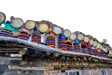 مراسم هزار دف در روستای پالنگان