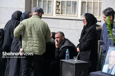 گزارش تصویری | مراسم تشییع محسن صنوبری، پیشکسوت اخلاق‌مدار و خوش‌نام فوتبال خراسان