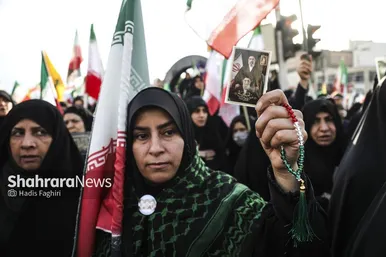 گزارش تصویری | مراسم چهلمین روز شهادت رهبر شهید انقلاب اسلامی در مشهد ۱