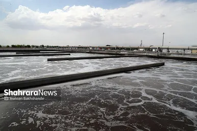 عکس‌هایی از مراسم افتتاح بزرگترین تصفیه‌خانه فاضلاب پیشرفته کشور در مشهد