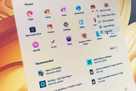 آموزش حذف برنامه&zwnj;ها در ویندوز ۱۱ + عکس