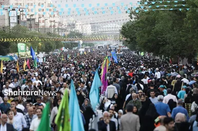 گزارش تصویری | جشن میلیونی امام‌رضایی‌ها در شب میلاد امام‌رضا (ع) / ۲