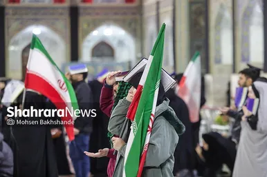 گزارش تصویری | مراسم احیای اولین شب قدر در حرم مطهر امام رضا (ع)
