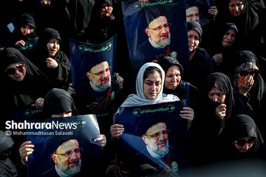 اجتماع مردم مشهد برای شهادت خادم الرضا (ع) سید ابراهیم رئیسی