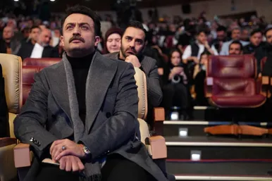 گزارش تصویری | بازیگران، سوژه دوربین‌ها در اختتامیه چهل‌وسومین جشنواره فیلم فجر
