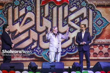 گزارش تصویری | اجتماع بزرگ «لشکریان امام رضا (ع)» در شب میلاد شمس الشموس
