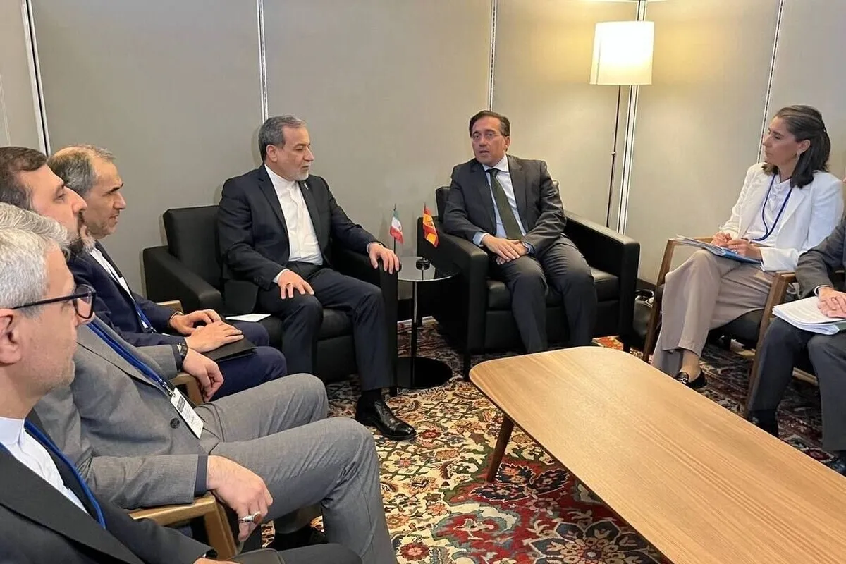 دیدار عراقچی با وزیر امور خارجه اسپانیا (یکم مهر ۱۴۰۴)
