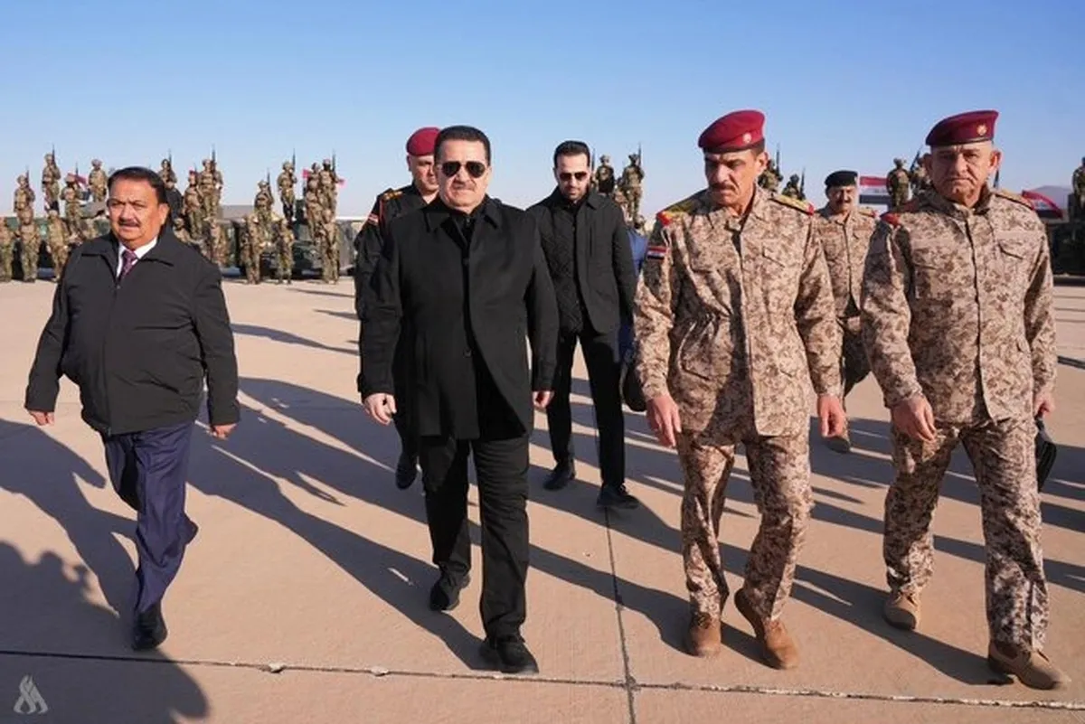 نخست وزیر عراق به پایگاه عین‌الاسد در غرب الانبار رفت