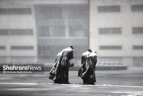 گزارش تصویری | بارش برف در مشهد (۲۱ بهمن ۱۴۰۳)