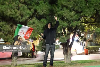 گزارش تصویری | دویست‌وبیست‌وهشتمین شب حضور مردم مشهد در خیابان