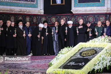 عکس| آیین خطبه‌خوانی شب شهادت امام رضا علیه السلام (۱۳ شهریور ۱۴۰۳)