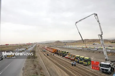 گزارش تصویری | آغاز عملیات اجرایی بزرگراه سیدالشهدا و بازدید از تصفیه‌خانه پرکندآباد با حضور استاندار خراسان رضوی
