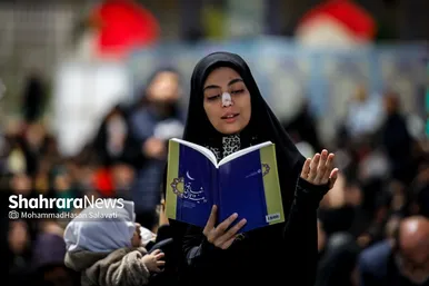 گزارش تصویری | مراسم احیای اولین شب قدر در حرم مطهر امام رضا (ع)