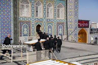 گزارش تصویری | آیین سنتی «صلا» در حرم مطهر رضوی هم‌زمان با نخستین روز از ماه محرم