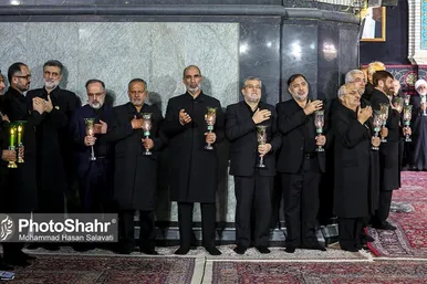 عکس| آیین خطبه‌خوانی شب شهادت امام رضا علیه السلام (۱۳ شهریور ۱۴۰۳)