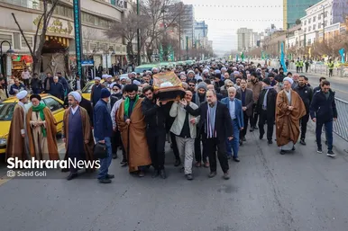 گزارش تصویری | آیین تشییع پیکر آیت‌الله «محمدهادی عبدخدایی»
