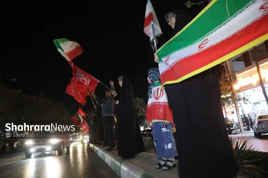 گزارش تصویری | برگزاری رزمایش مردمی تونل پرچم و زنجیره انسانی ۶ کیلومتری در مشهد