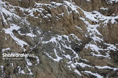 یک روز برفی در مشهد