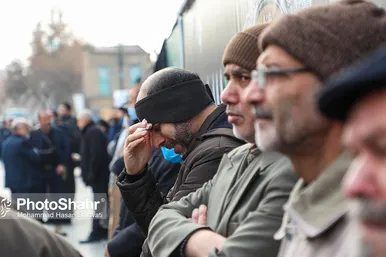 تشییع پیکر مطهر ۱۰ شهید گمنام در مشهد