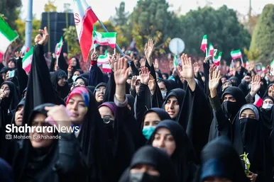 تشییع پیکر دو دانشجوی شهید حافظ امنیت در دانشگاه فردوسی