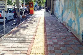 شهروند خبرنگار | درخواست نوسازی پیاده روهای بولوار شهید رضوی مشهد + پاسخ