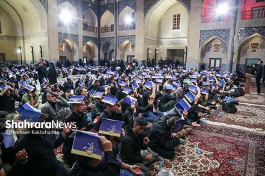 گزارش تصویری | مراسم احیا ویژه ناشنوایان در شب‌ بیست یکم ماه مبارک رمضان