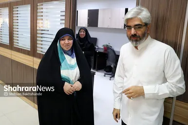 بازدید عضو شورای اسلامی شهر مشهد از موسسه فرهنگی شهرآرا