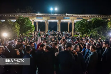 گزارش تصویری | آیین بزرگداشت حافظ با حضور وزیر ارشاد - شیراز