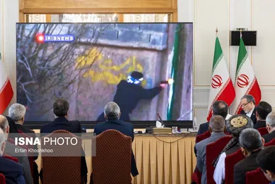 گزارش تصویری | نشست وزیر امور خارجه با سفرا و رؤسای نمایندگی‌های خارجی مقیم تهران