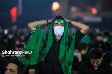 عزاداری دهه اول محرم در ورزشگاه تختی مشهد