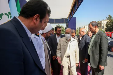 رژه ناوگان خودرویی آتش نشانی مشهد