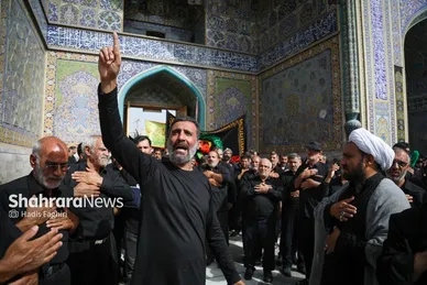 گزارش تصویری | شهادت امام رضا (ع) در حرم مطهر رضوی - ۲